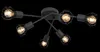 Globo Lighting Plafonnier en métal noir, 6x E14 Voir les images du produit 11