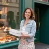 Boîte de transport pour 10 muffins KAPAK, blanche avec Voir les images du produit 5