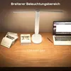 Dimmbare LED-Schreibtischlampe, Doppelarm-Schreibtischlampe Produktbild-Vorschau 5