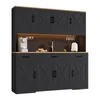 Armoire haute Flieks avec rangement multi-étagères, 2 Voir les images du produit 9