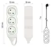 Prodlužovací kabel 7 m / 3 zásuvky / bílý / PVC / 1,5 mm2 Productafbeelding-voorbeeld
