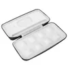 An open black and gray carrying case with white foam inserts for storing small items. Podgląd zdjęcia produktu