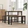 vidaXL Jedálenská lavica 2 ks Artisan dub 100 x 32,5 x 48,5 Náhľad obrázku produktu 3