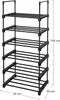 Schoenenkast - Leobert - Zwart - 45 x 30 x 106 cm Productafbeelding-voorbeeld 6