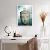 Poster - Poster ohne Rahmen - Buddha Grafik Türkis - 50x70 Produktbild-Vorschau 5
