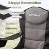COSTWAY Campingstoel, opvouwbaar, XXL, draagvermogen 200 Productafbeelding-voorbeeld 3