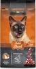 A bag of Leonardo Adult Duck cat food with a picture of a Siamese cat on the front. Produktbild-Vorschau