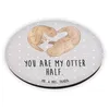 Mr. & Mrs. Panda magnet Otter Herz - Grau Pastell - Produktbild-Vorschau 3