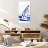 Bild auf Leinwand - Leinwandbild - Windsurfen Grafik Produktbild-Vorschau 7