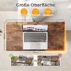 Iropro Schreibtisch höhenverstellbar 80x40cm, Computertisch Produktbild-Vorschau 5