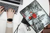 MuchoWow® Laptop Hülle 13 Zoll Gemälde - Regenschirm - Öl Produktbild-Vorschau 2
