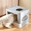 Katzentoilette Katzenklo XXL mit Hauben Toilette Produktbild-Vorschau 10