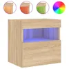 The Living Store TV-Wandschrank mit LED-Leuchten Produktbild-Vorschau 3