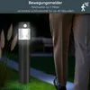 MeLiTec Luce solare da giardino SO31-1 tonda con rilevatore Anteprima dell’immagine prodotto 3