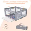 COSTWAY 150 x 150 cm faltbarer Baby-Laufstall, BPA-freier, Produktbild-Vorschau 2