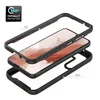 An exploded view of a phone case, showing its layers and materials. Produktbild-Vorschau
