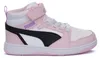 Puma Rebound V6 MID AC+ PS Sneaker, White Black-Pearl Pink, Produktbild-Vorschau 7