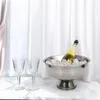 Champagnerschale auf Fuß, Edelstahl, silber Voir les images du produit 6