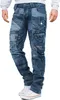Kosmo Lupo Herren Jeans KM001 Blau W32/L32 Produktbild-Vorschau 3