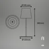 Briloner lampe de table sans fil, tactile, lumière colorée Voir les images du produit 8