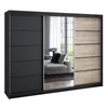 Schwebetürenschrank 200 cm, 3-türig, mit Spiegel & 4 Produktbild-Vorschau 2