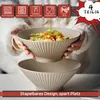 Schüssel-Set 4er Ø20 cm Japanische RamenSchüsseln Keramik Produktbild-Vorschau 3