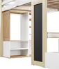 Flieks Etagenbett 90x200cm mit Schreibtisch und Regal, Produktbild-Vorschau 6