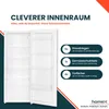 homeX CS2422E-W Kühlschrank ohne Gefrierfach groß, Produktbild-Vorschau 3