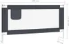 vidaXL Protezione letto per bambini grigio scuro 160x25 cm Anteprima dell’immagine prodotto 8
