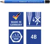 STAEDTLER Bleistift Mars Lumograph jumbo 4B Sechskant Podgląd zdjęcia produktu 1