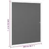 vidaXL Moskitiera przeciw owadom na okno biała 100x120 cm Podgląd zdjęcia produktu 8