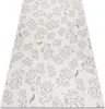 Teppich FLAT 48774/367 Laub Vögel -  creme grau Grau Produktbild-Vorschau 1