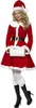 A woman dressed in a Santa Claus costume. Anteprima dell’immagine prodotto