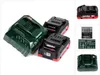 Metabo Kit de base 18V - 2x Batteries LiHD 4.0Ah + Chargeur Voir les images du produit 1