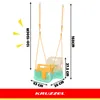 Balançoire pour enfants Kruzzel 3 en 1, couleur crème et Voir les images du produit 12
