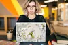 MuchoWow® Laptop Aufkleber Sticker Cover Vogel - Kohlmeise Produktbild-Vorschau 5