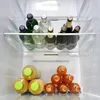 com-four® 3x Flaschenhalter Kühlschrank – Faltbare Silikon Produktbild-Vorschau 2