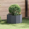 vidaXL Pflanzkübel Anthrazit 60 x 60 x 35 cm Stahl Produktbild-Vorschau 2