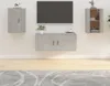 vidaXL TV-Wandschränke 2 Stk. Betongrau 40x34,5x60 cm Produktbild-Vorschau 2