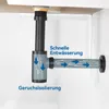Siphon + POP UP Ablaufgarnitur Set mit Überlauf Stöpsel Produktbild-Vorschau 7