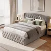 INONEFT Polsterbett Boxspringbett 140x200cm Bett mit Produktbild-Vorschau 2