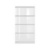A white, four-drawer chest of drawers against a white background. Produktbild-Vorschau