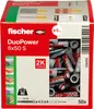FISCHER Hmoždinky DuoPower 6x50 S s vrutem (50KS) Náhled obrázku produktu 16
