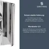 SANTRAS® Wandhalterung aus Kunststoff rund in Chrom Produktbild-Vorschau 2