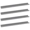 vidaXL Étagères murales 4 pcs. Gris 80x9x3 cm - Etagères Voir les images du produit 3