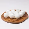 Weihnachtskugeln Kunststoff Mix 4-6cm 30er Set - Winterweiß Produktbild-Vorschau 5