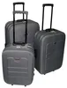 Kofferset 3tlg EVA Polyester Reisekofferset silbergrau Produktbild-Vorschau 1