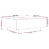 vidaXL Couchtisch Betongrau 80x80x31 cm Holzwerkstoff Produktbild-Vorschau 7