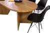 Esstisch oval mit geraden Kanten 204x90 cm Holz Produktbild-Vorschau 7