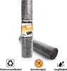 Two rolls of painter's fleece are shown against a white background, with icons and text indicating product features. Produktbild-Vorschau